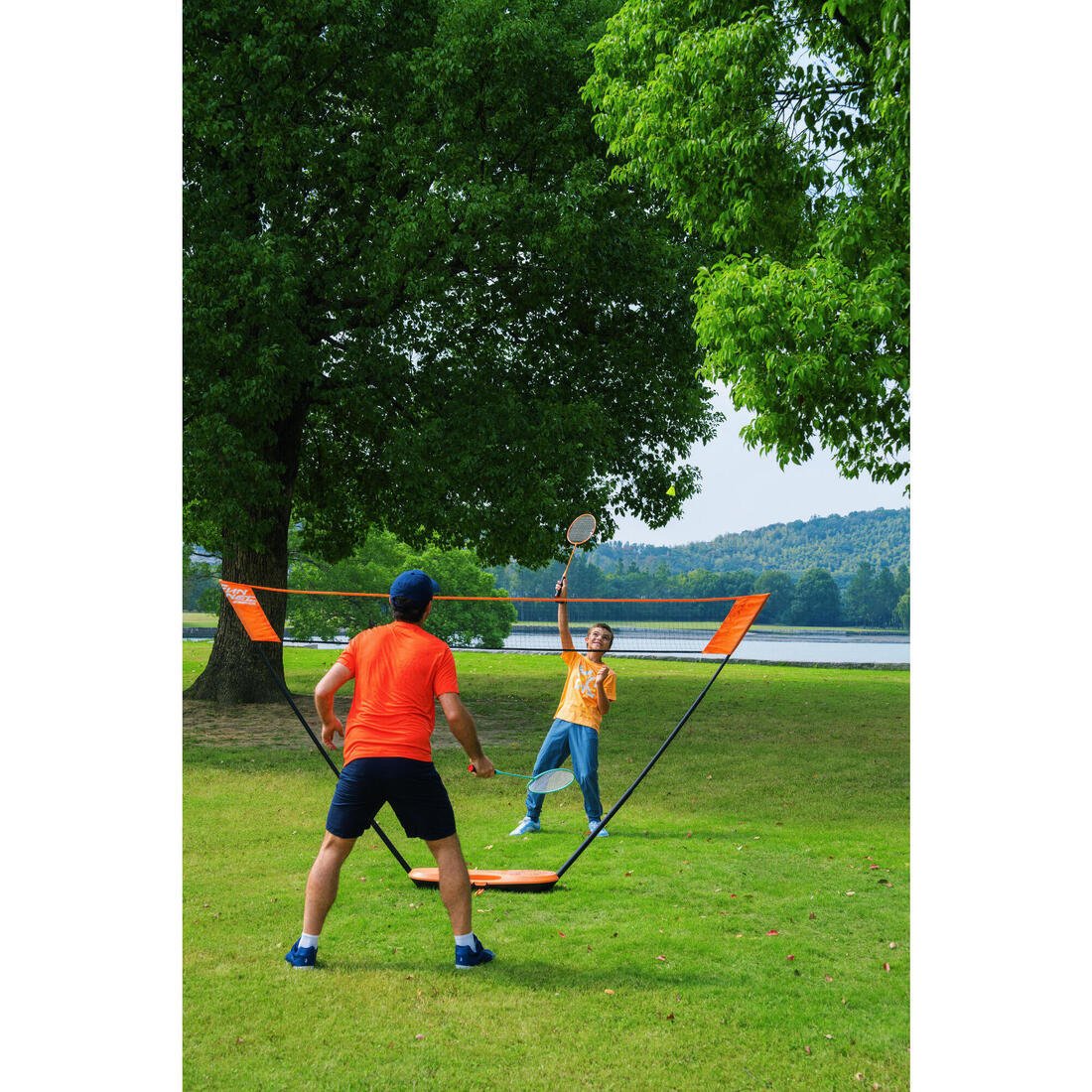 Kit Filet de Badminton Fun 3 Mètres - Bleu Roi