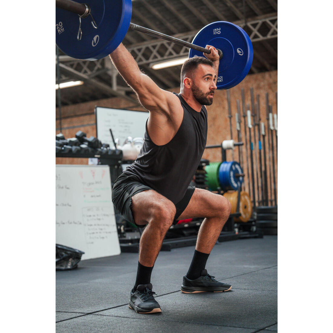 Short de cross training performance respirant poches zippés homme