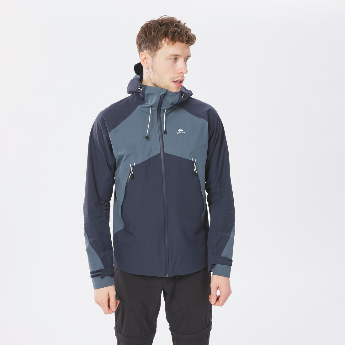 Veste légère imperméable de randonnée - mh500 - homme