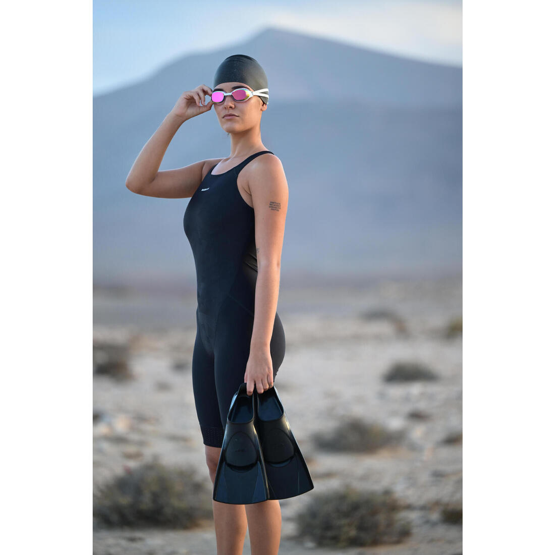 Maillot de bain shorty femme kamyleon geol noir