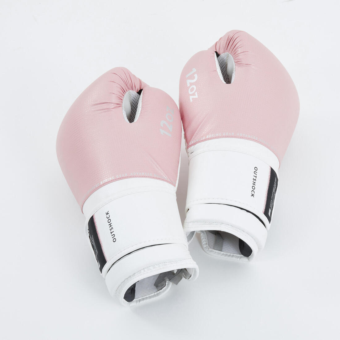 Gants de boxe avec intérieur 100% ventilé adulte, rose et