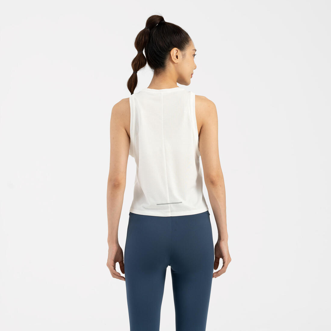 Débardeur court de running respirant femme - kiprun run 500 dry