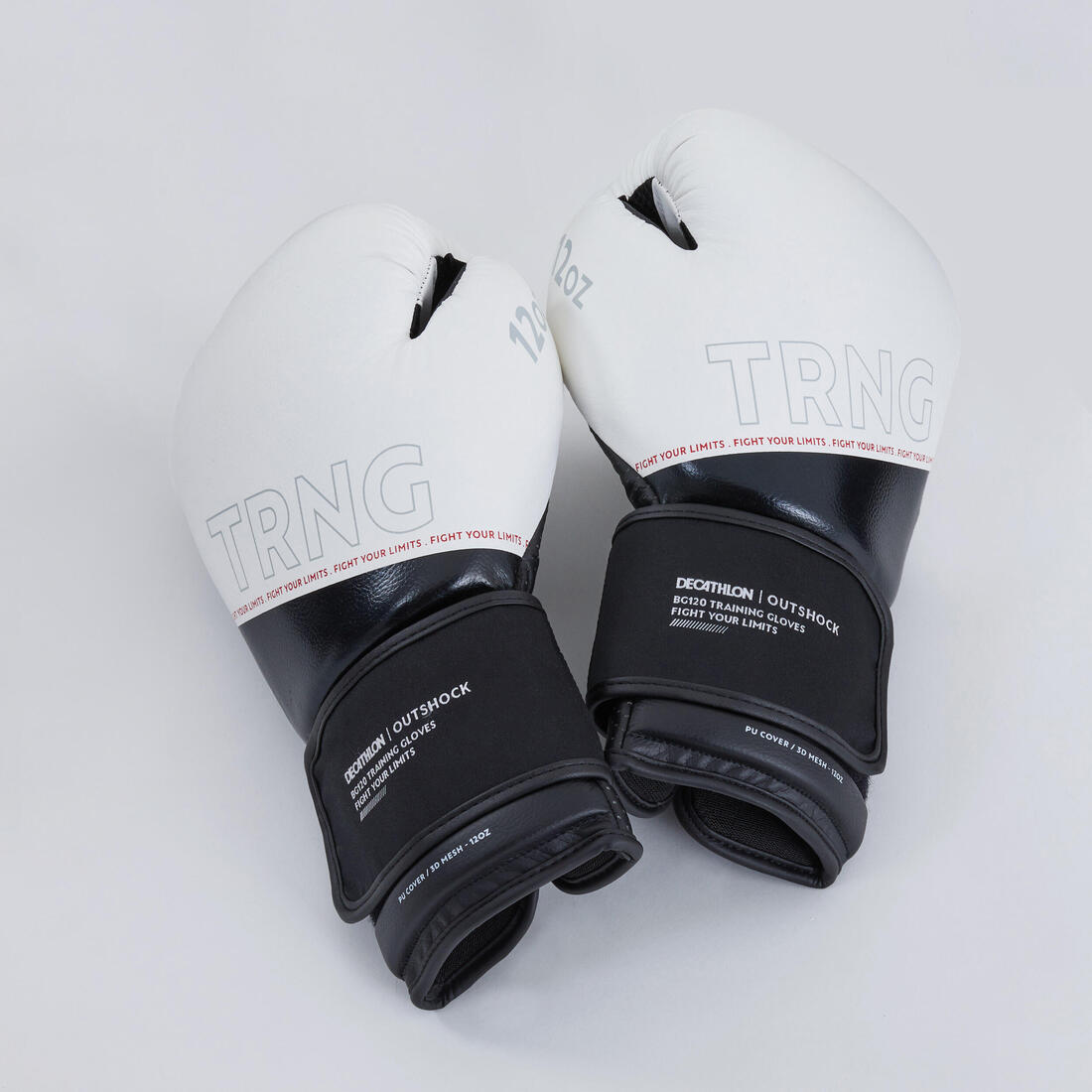 GANTS DE BOXE 120  NOIRS, GANTS D'ENTRAINEMENT