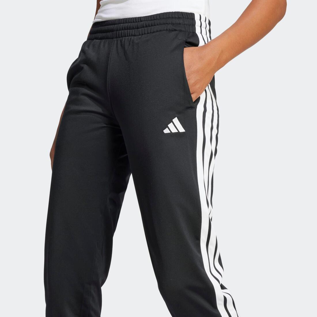 Pantalon en polyester femme, noir