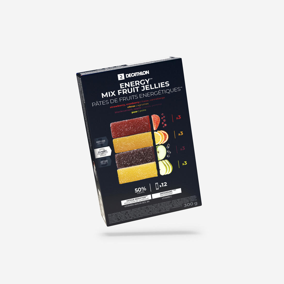 PATE DE FRUITS ÉNERGÉTIQUE MIX 12x25G