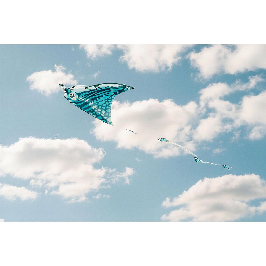 Cerf-volant statique enfant, MFK150 Raie bleu