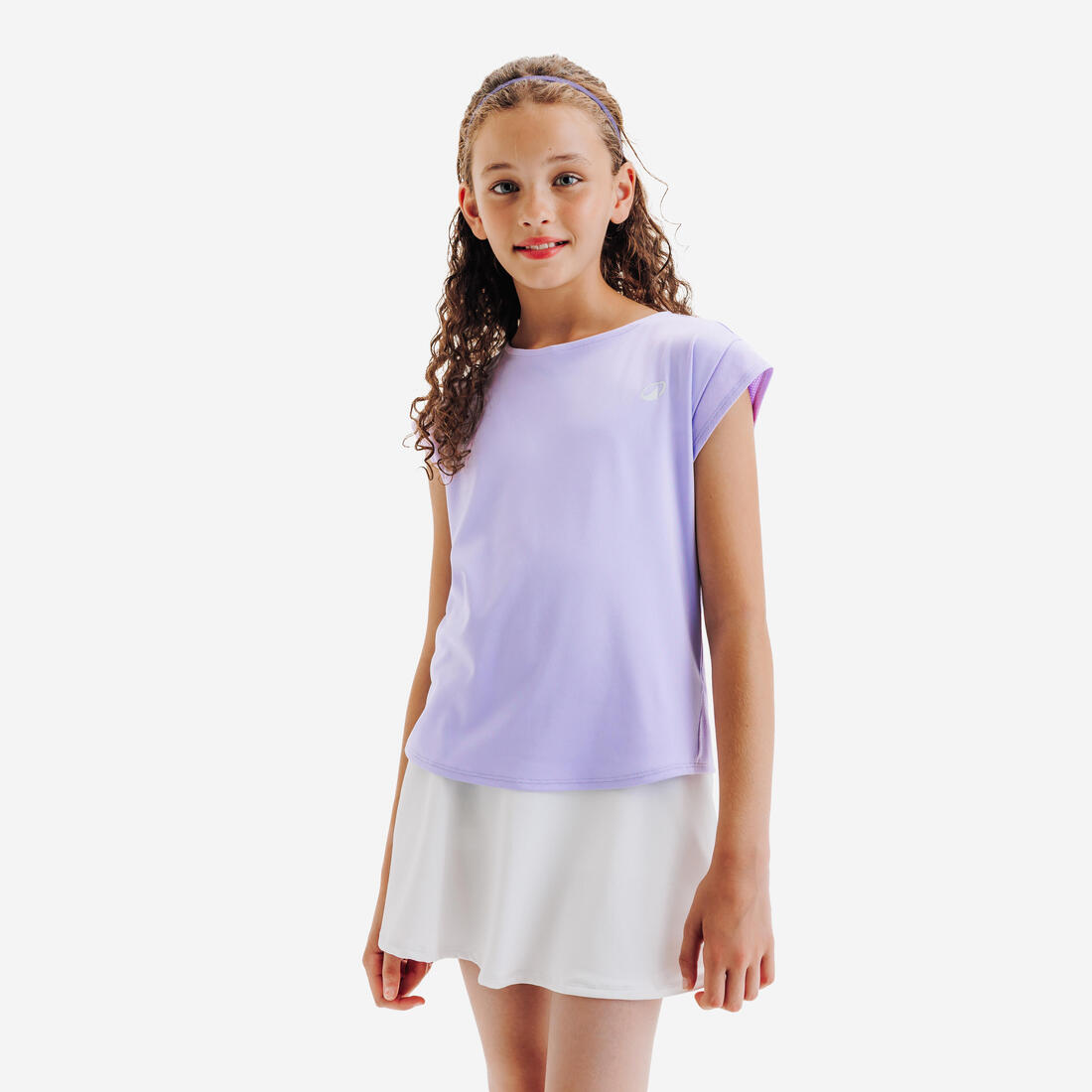 T-shirt de tennis fille - TTS500