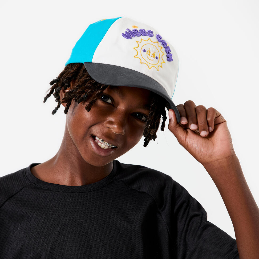 Casquette enfant respirante réglable mixte