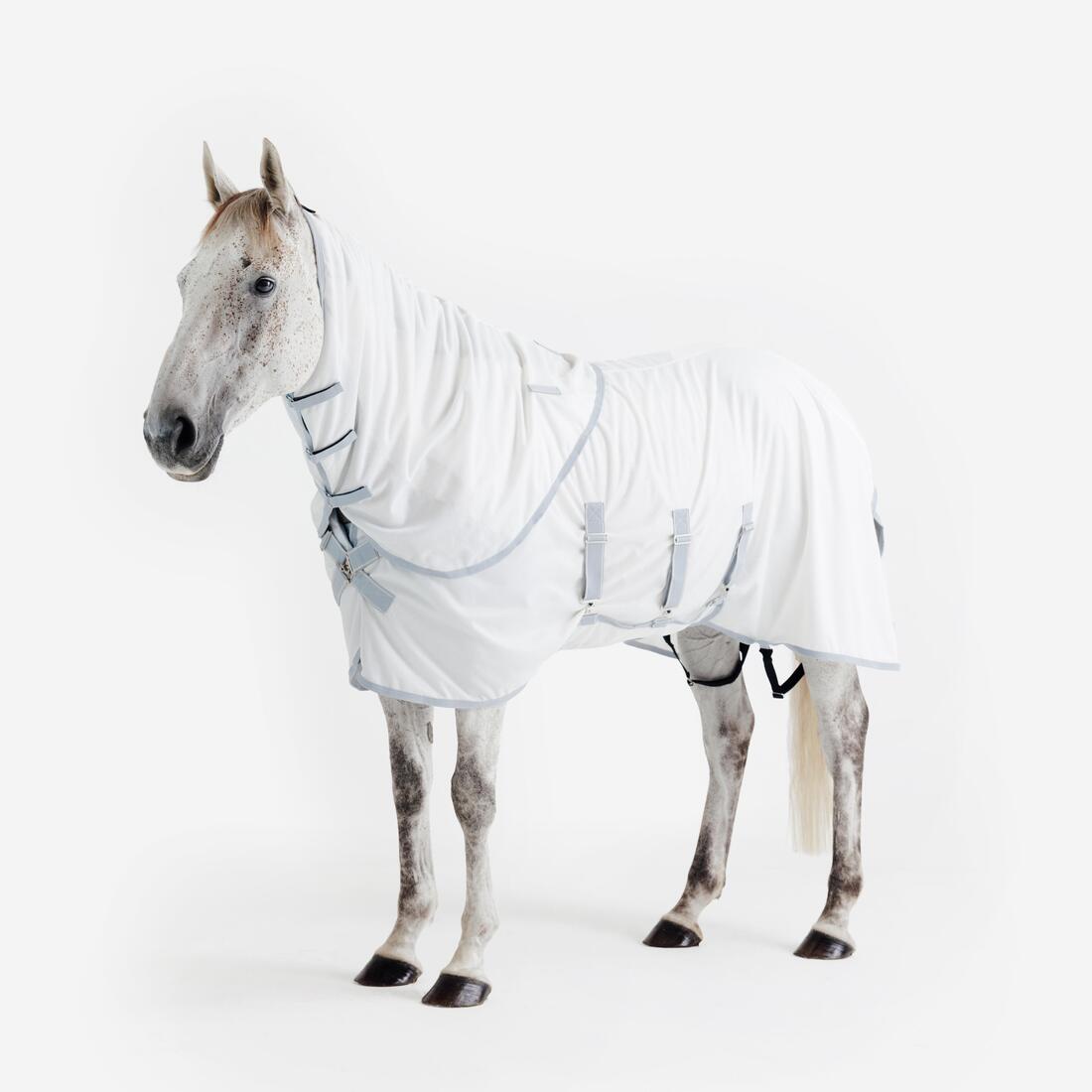 Chemise anti-mouche équitation Cheval et Poney - 500 Beige