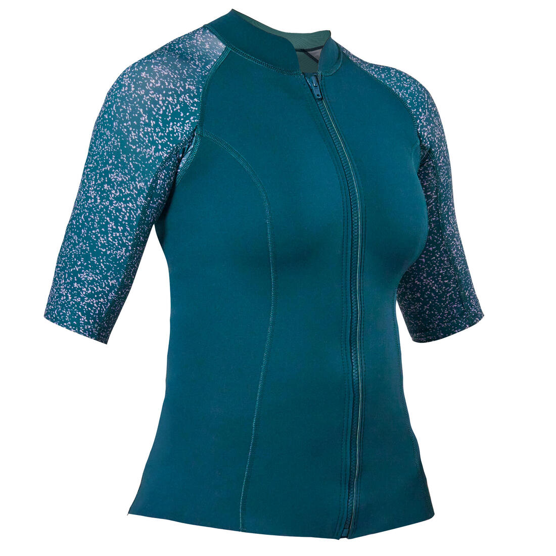 Top anti UV Manches courtes Femme néoprène 1.5mm, Navy