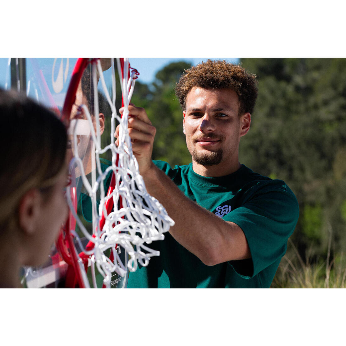 Panier de basket pliable sur roue réglable de 2,40m à 3,05m - B500 Easy Box