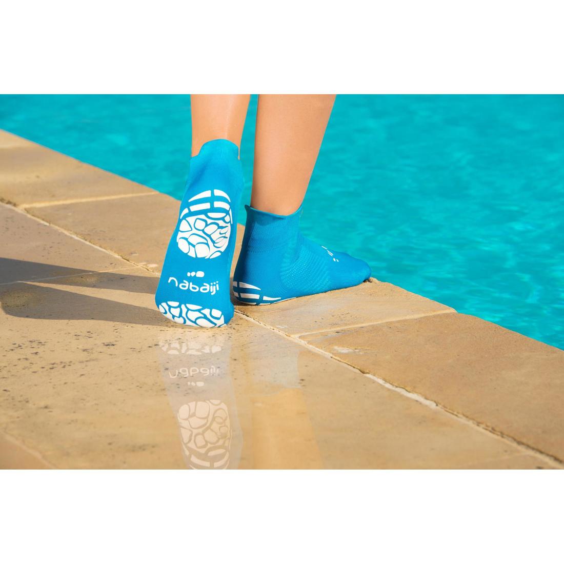 CHAUSSETTES DE NATATION AQUASOCKS ADULTES - NOIRES