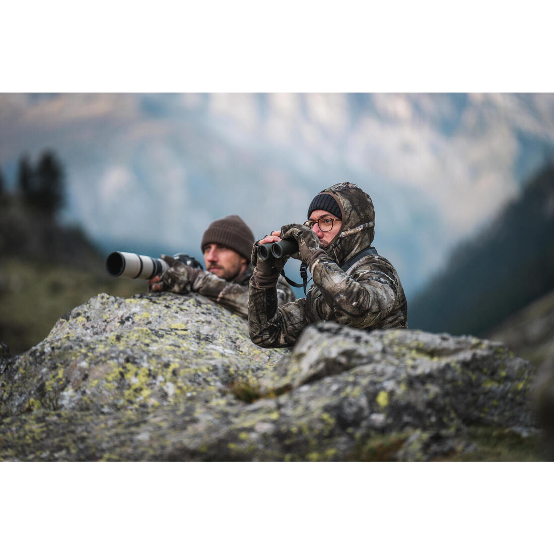 Jumelles chasse kaki étanches 900 10x42