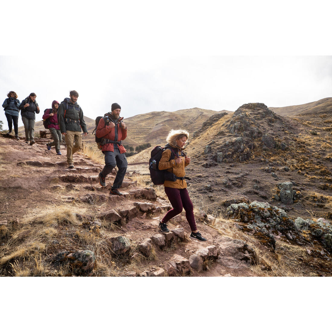 Bonnet en laine merinos de trekking - mt500