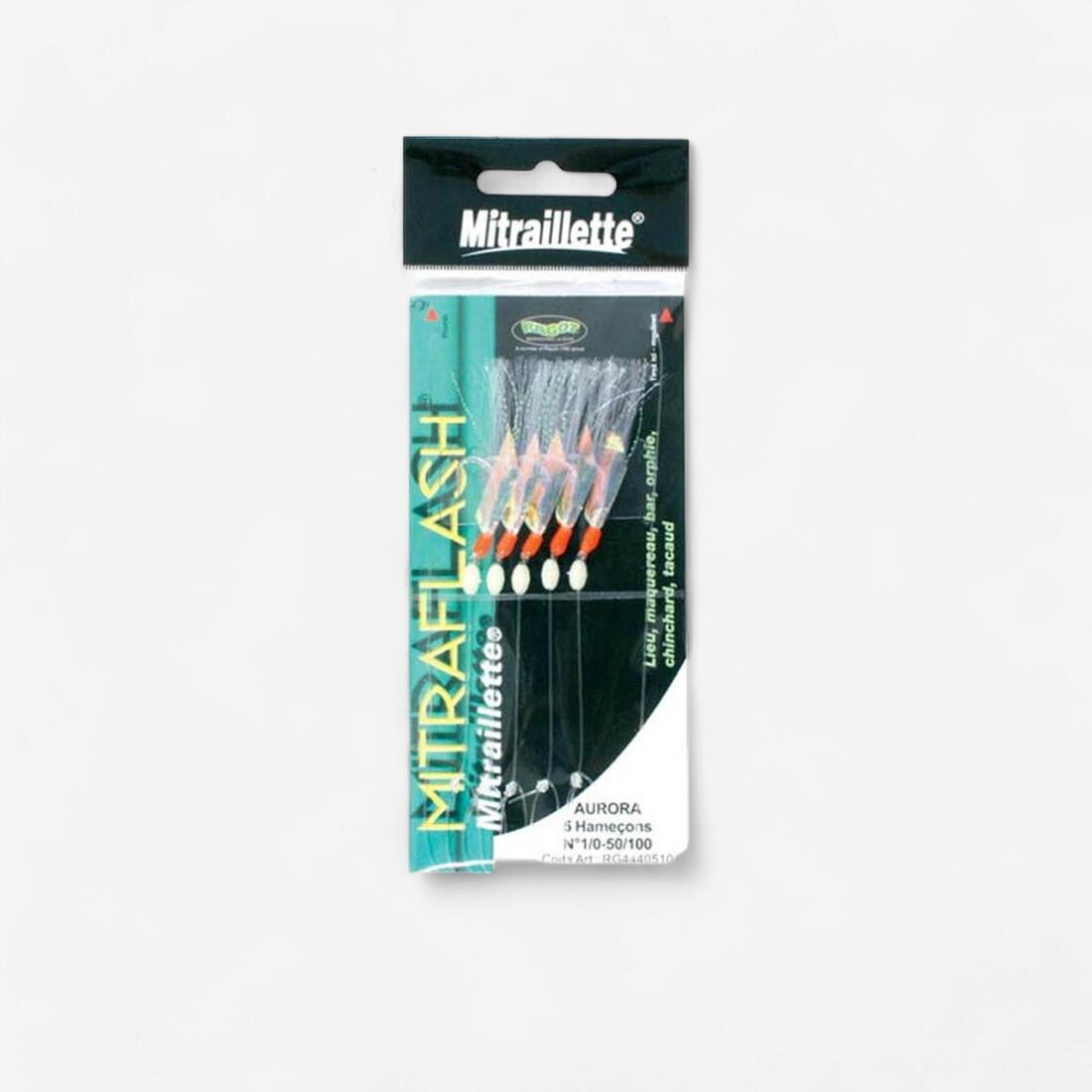 Kit 3 mitraflash 5 hameçons pêche en mer