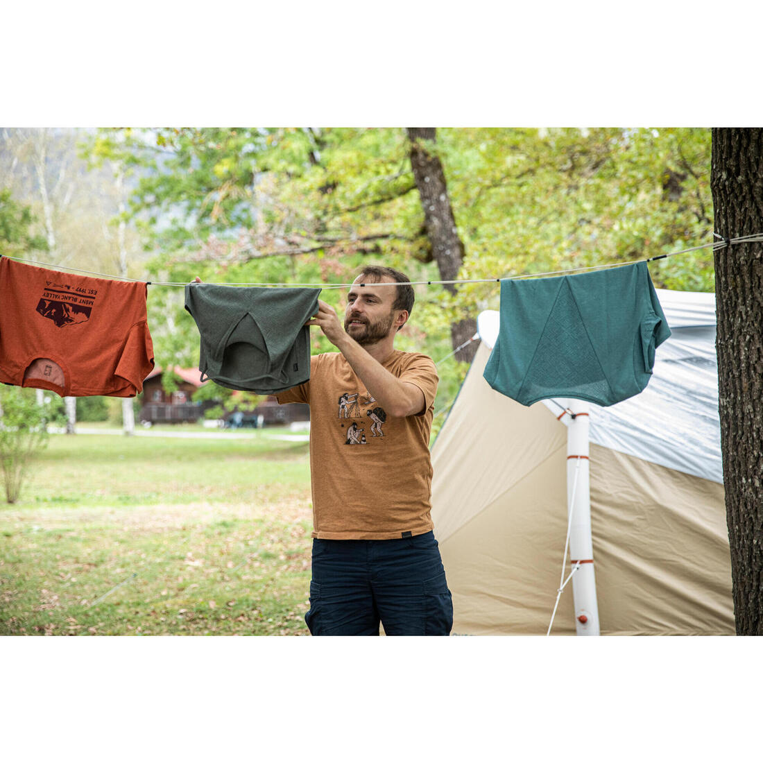 CORDE À LINGE POUR LE CAMPING - 5 MÈTRES