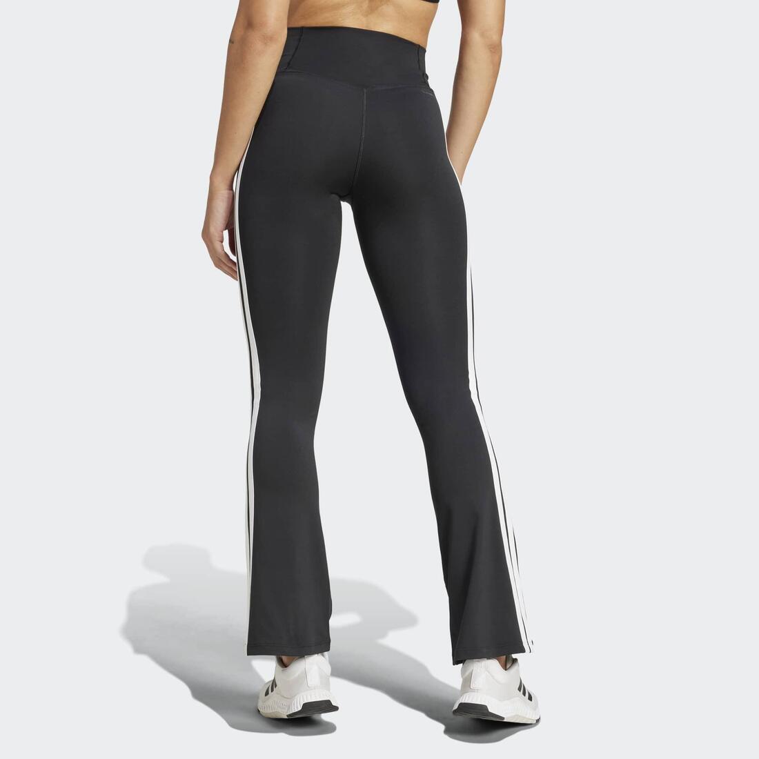 Legging fitness femme, noir