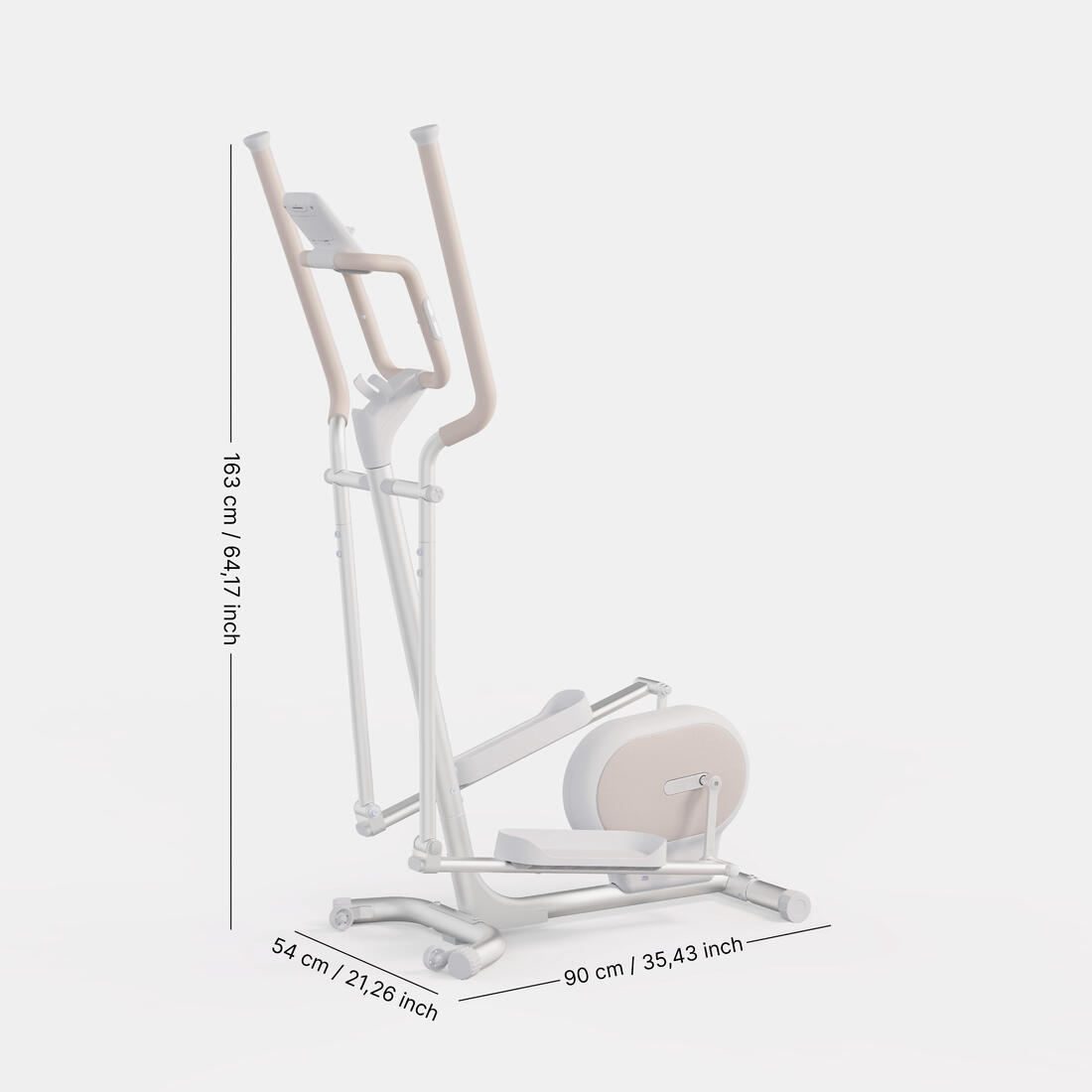 Vélo elliptique 20 programmes et auto alimenté, Initial Elliptical 300