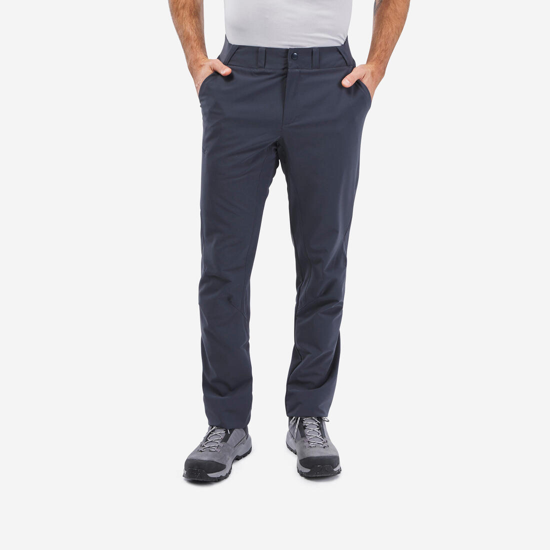 PANTALON DE RANDONNÉE - MH100 - HOMME – gris ardoise