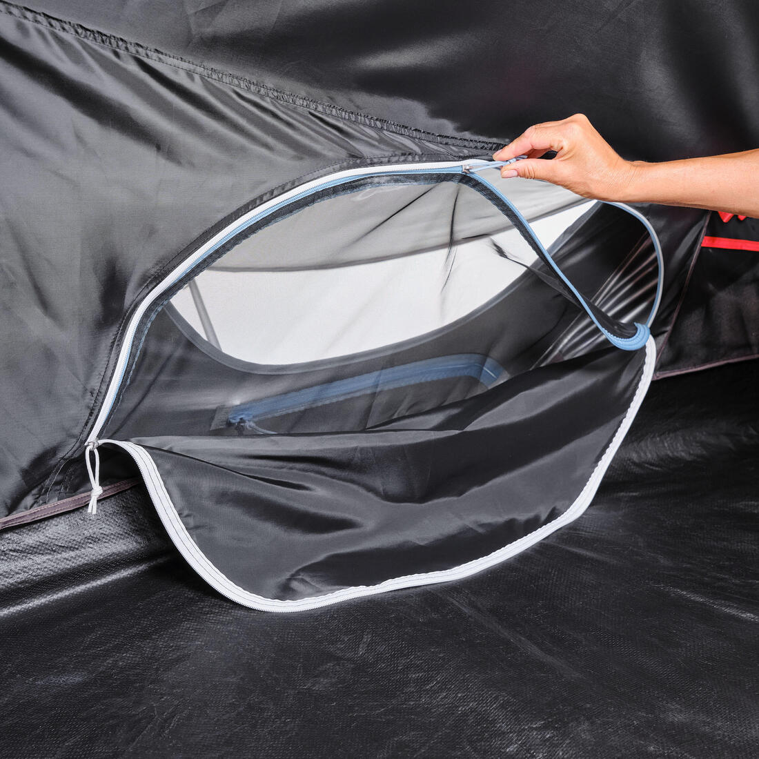 Tente de camping instantanée 3 places, 2 Seconds Fresh & Black