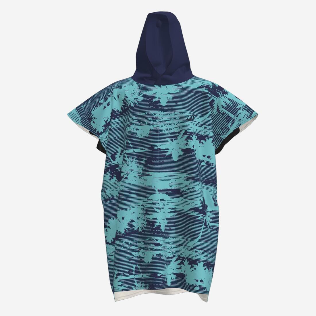 Poncho surf Enfant de 135 à 160 cm - 550 Mood – bleu