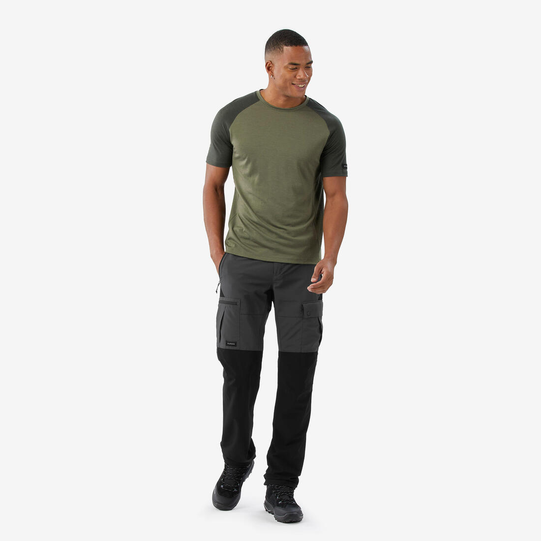 T-shirt manches courtes en laine mérinos homme, Merino Resist