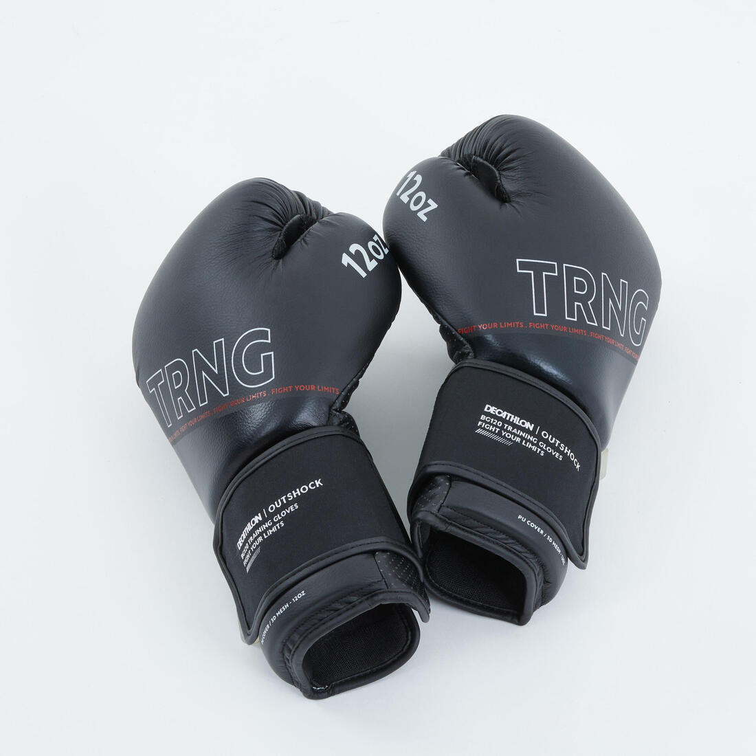 GANTS DE BOXE 120  NOIRS, GANTS D'ENTRAINEMENT