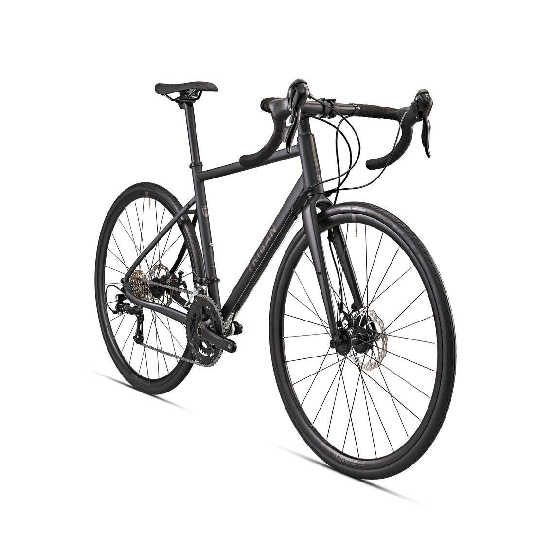 VELO ROUTE CYCLOTOURISTE RC500 MICROSHIFT 9V GRIS