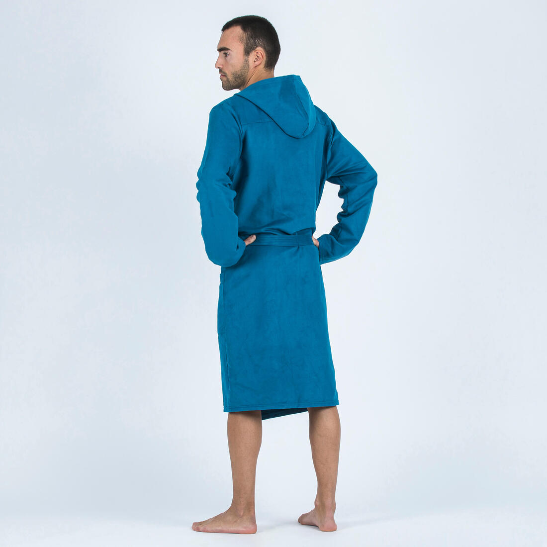 Peignoir de bain homme microfibre compact