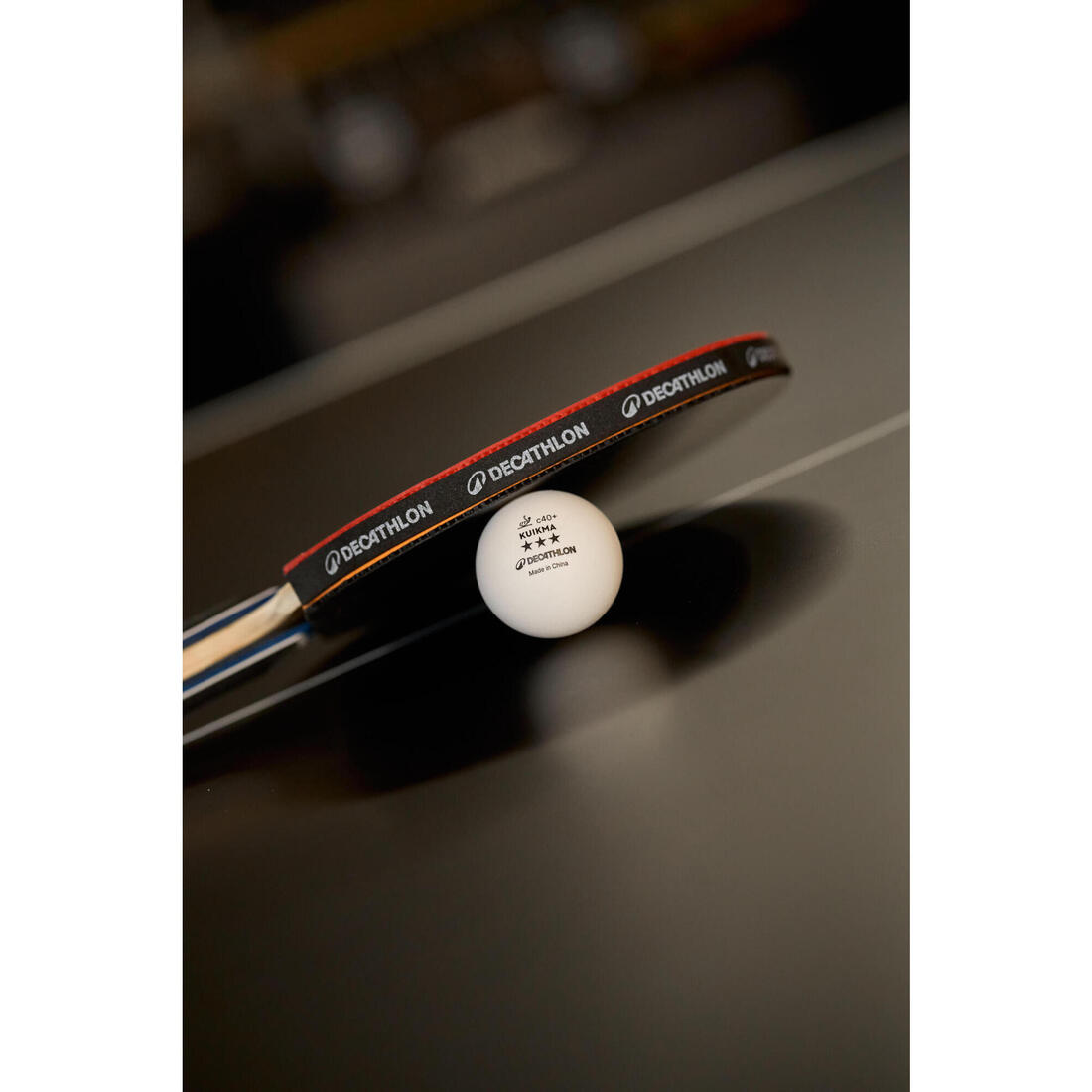 BALLES DE TENNIS DE TABLE TTB 900C 40+ 3* X4 BLANCHES