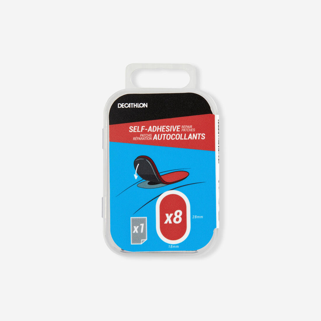 Kit patchs autocollants reparation chambre a air
