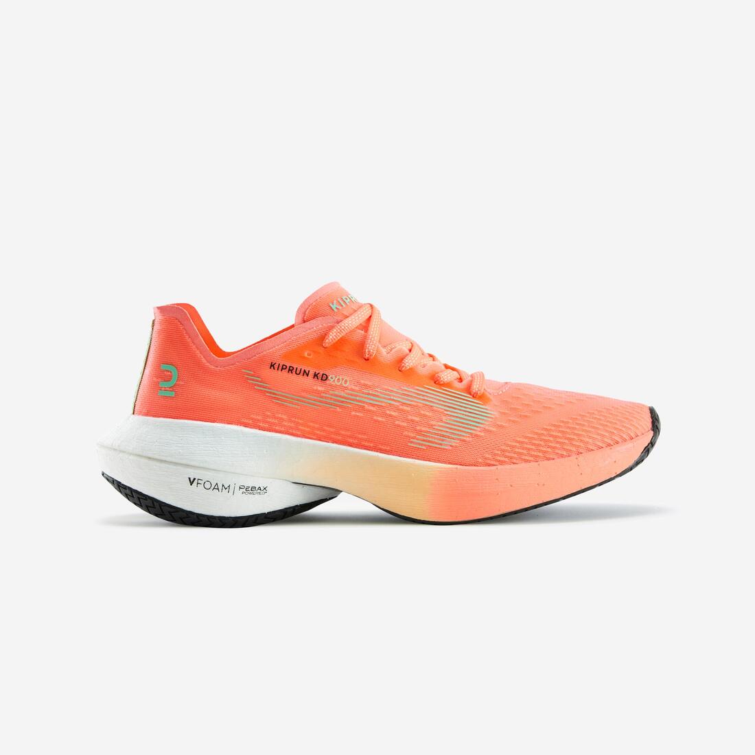 Chaussures running Femme - KIPRUN KD900 corail – orange corail fluo