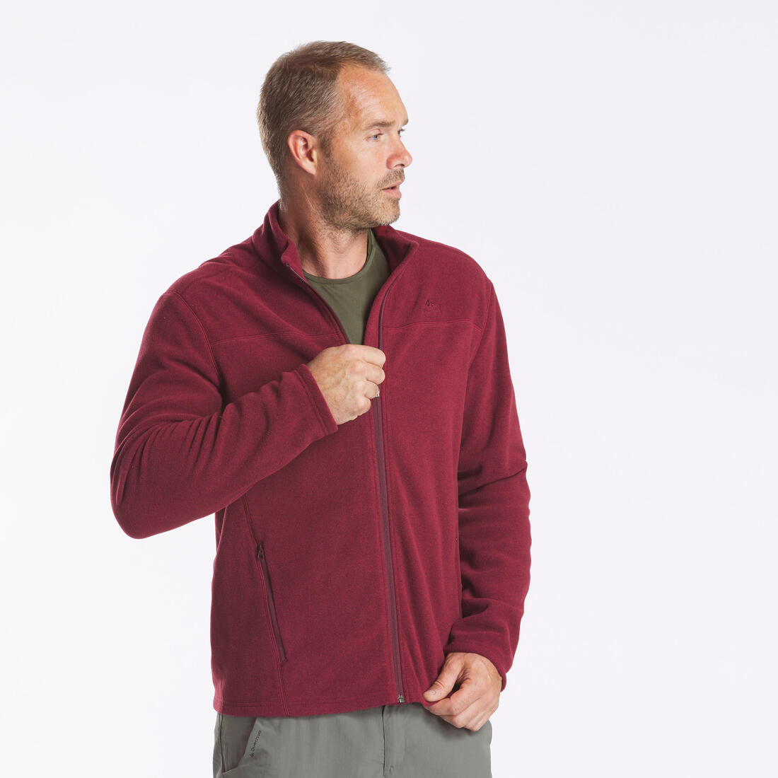 Polaire de randonnée montagne homme, MH100full zip