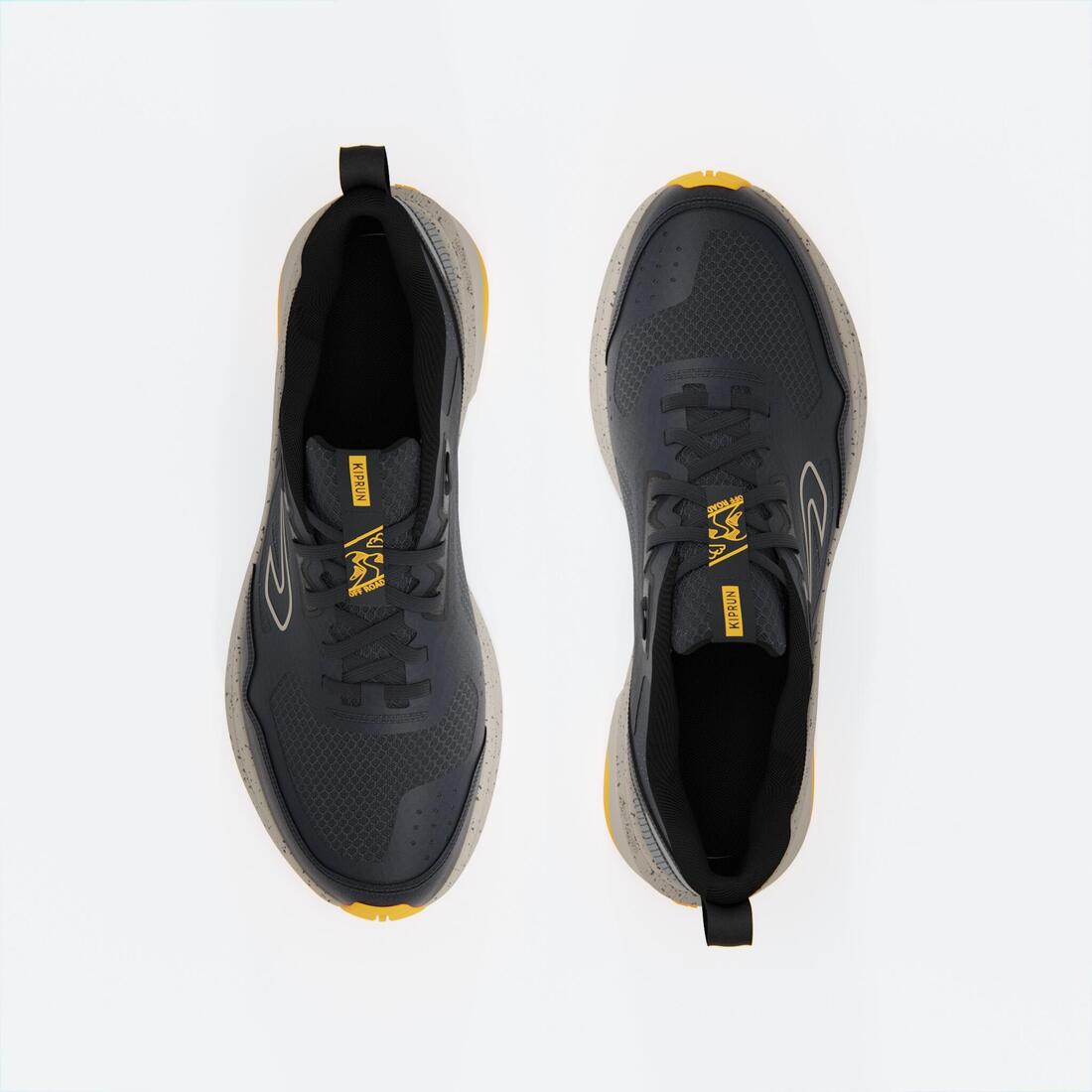 Chaussures running et trail jf 190 grip bleu mangue h