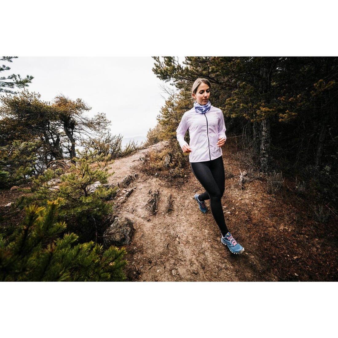 Legging de trail running avec portage Femme - KIPRUN Run 900 Carrying Noir