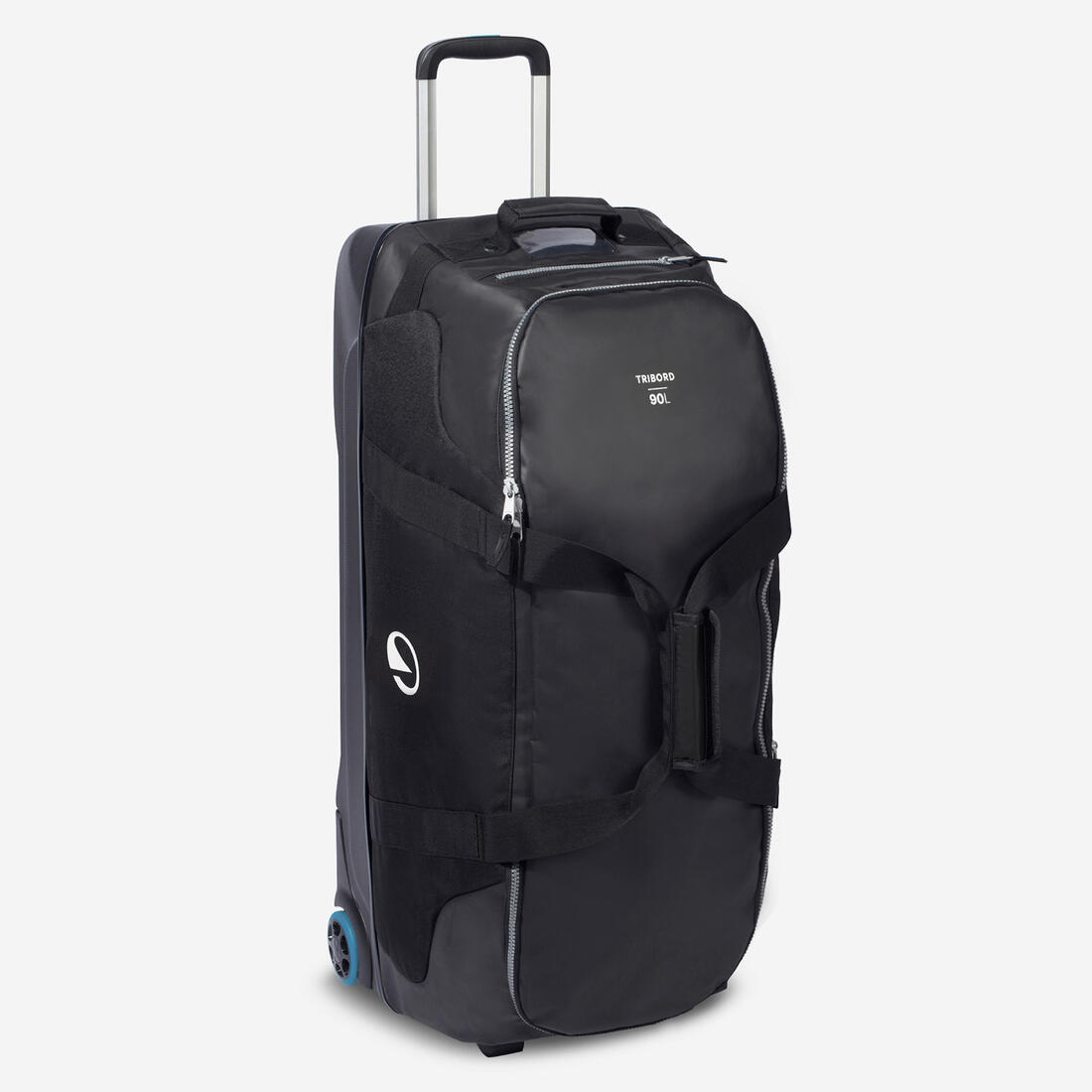 Sac de plongée sous-marine à roulettes, Travel Bag SCD 90L noir