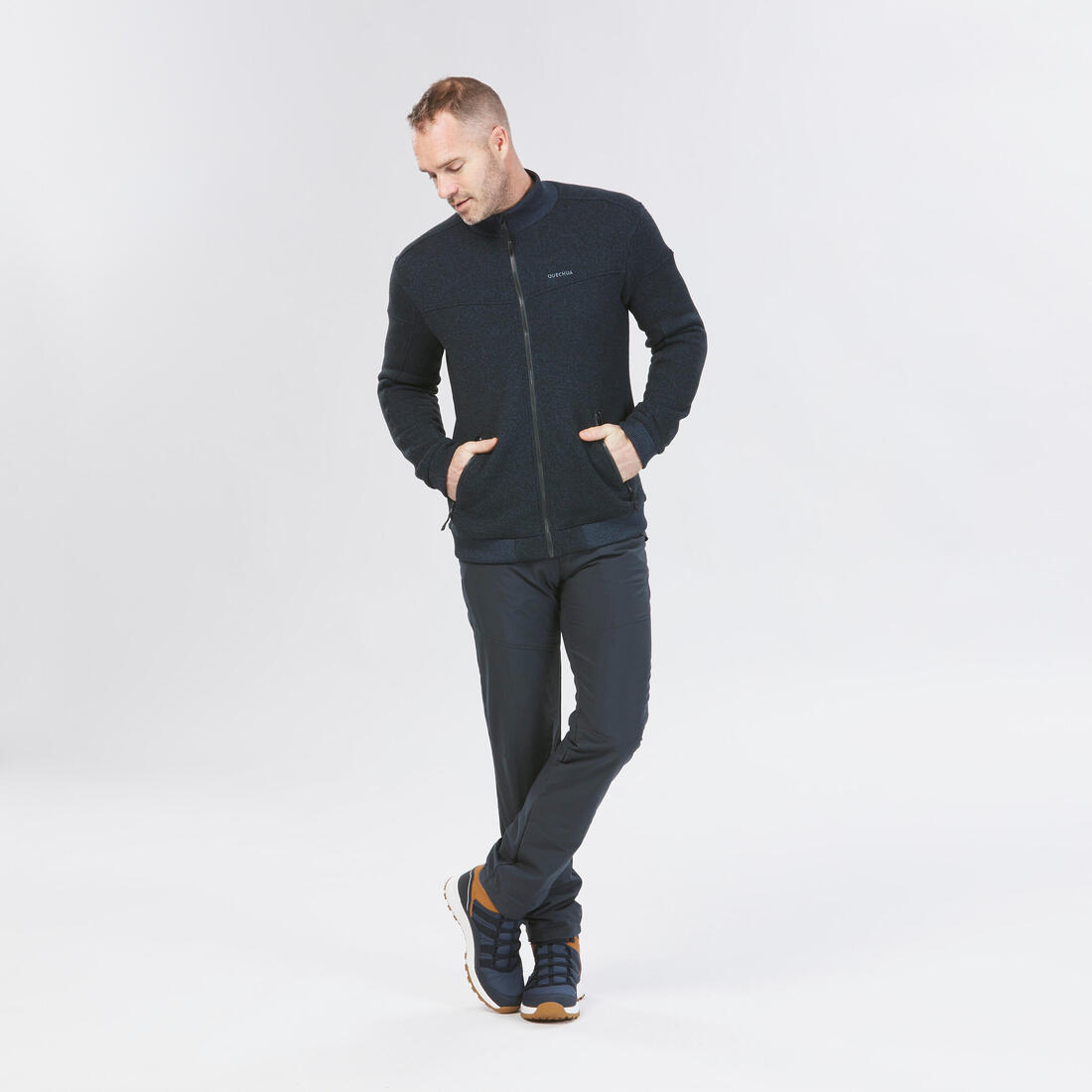 Polaire chaude de randonnée homme, NH100