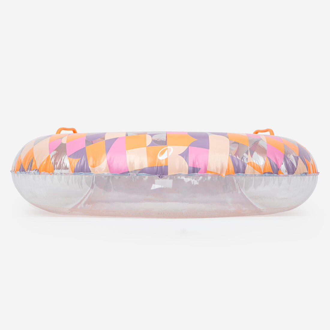 Bouée piscine gonflable imprimée grande taille 92 cm avec poignées