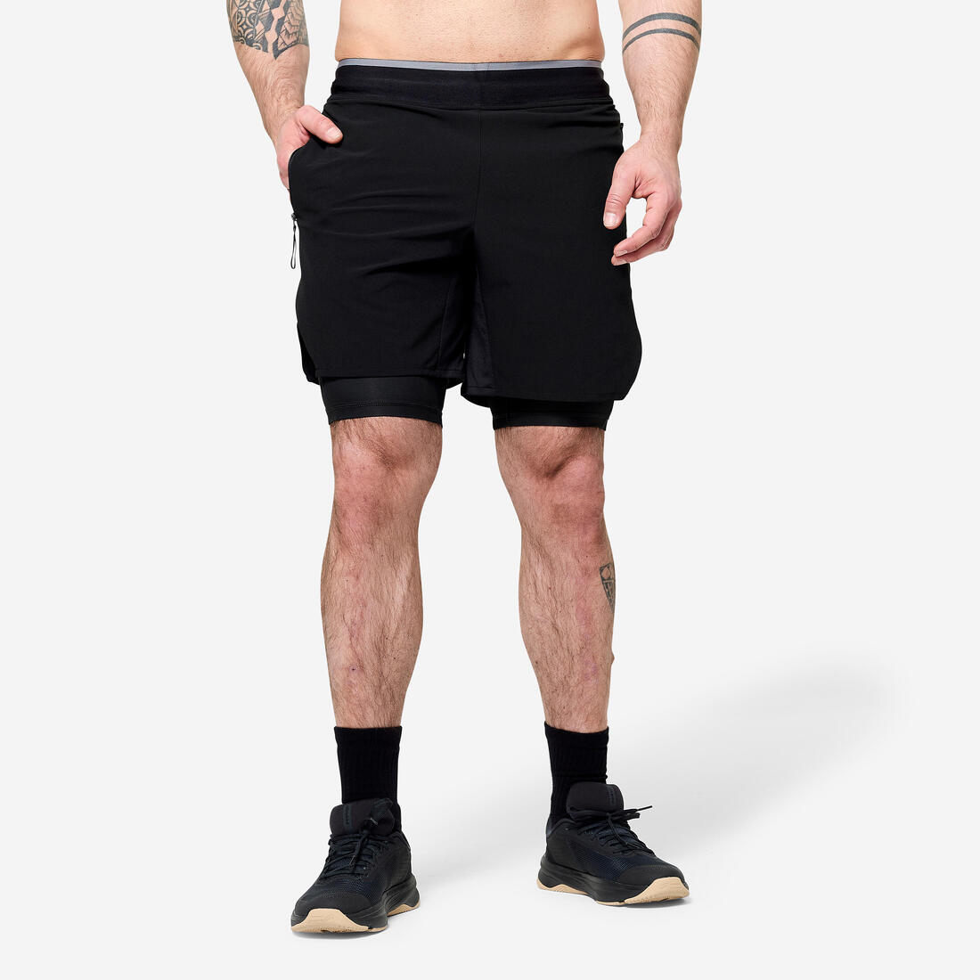 Short de cross training respirant et léger, Celliant