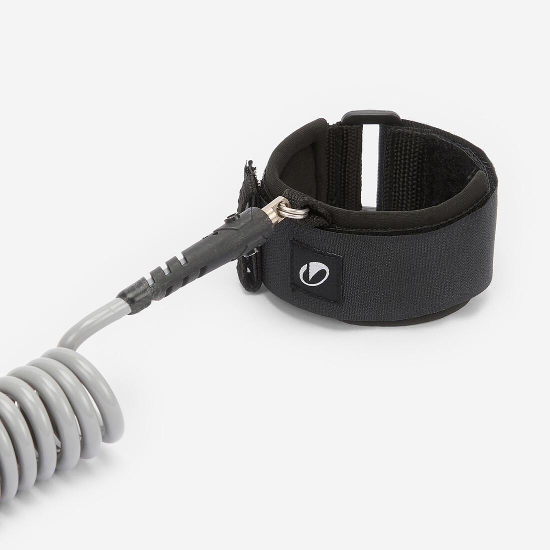 Leash bodyboard 500 gris 2 en 1 poignet biceps. Plug inclus