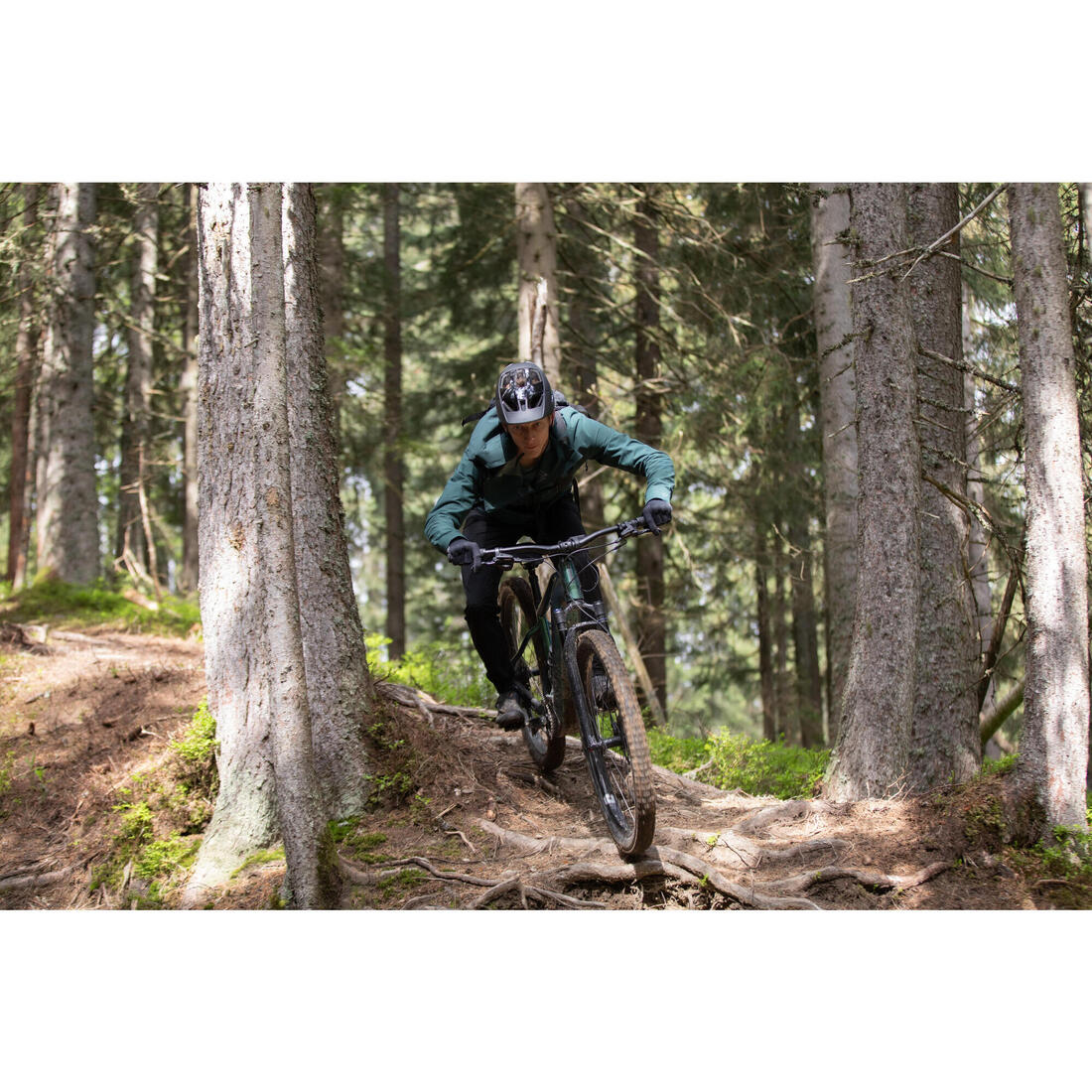 Vélo vtt électrique semi rigide 29" - e-expl 700 vert bouteille