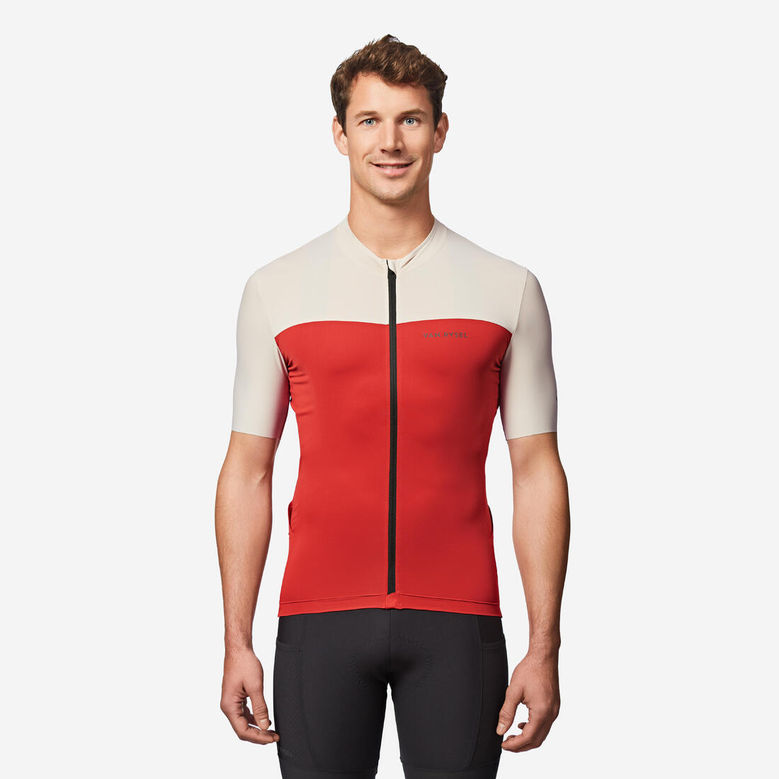 Maillot vélo route manches courtes été ajusté homme - EDR 2