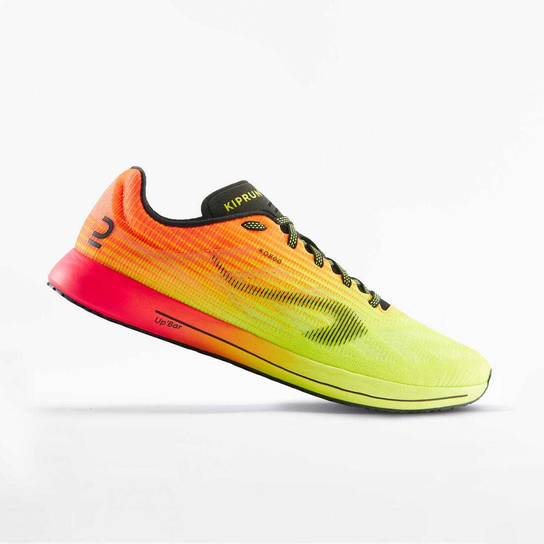 Chaussures running Homme - KIPRUN KD800 – jaune acide fluo