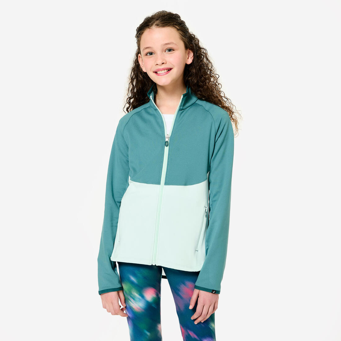 Veste de sport cintrée fille, vnoir