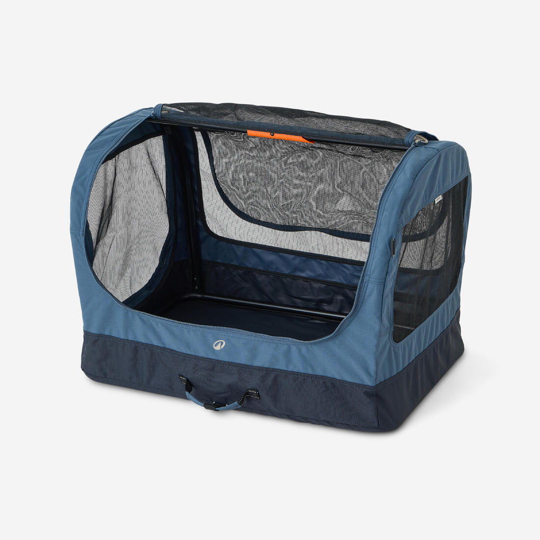 Caisse de transport pliable pour 1 chien, bleue