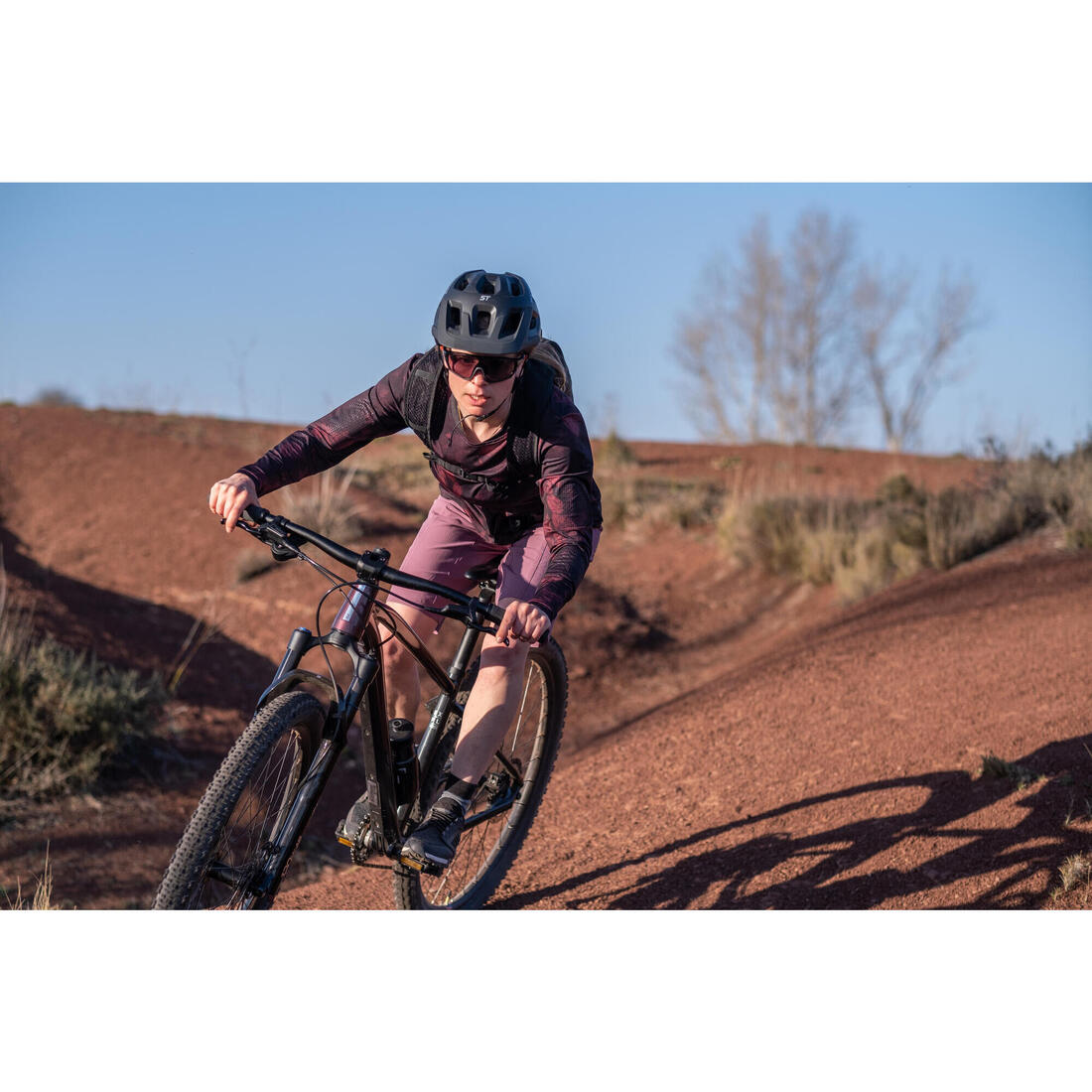 Vélo vtt randonnée expl 540 prune noir 29"