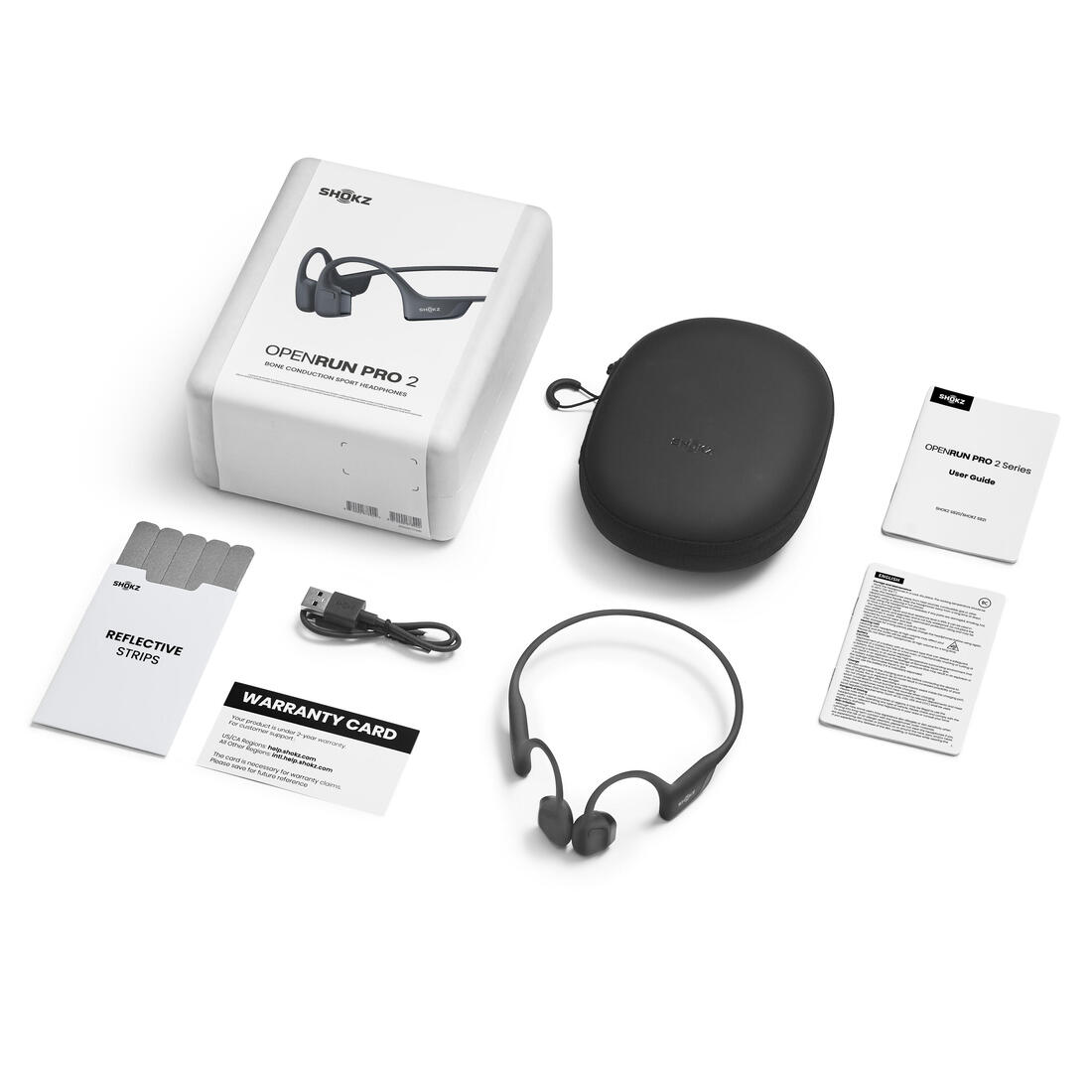 CASQUE SPORT CONDUCTION OSSEUSE - SHOKZ OPENRUN PRO NOIR 2
