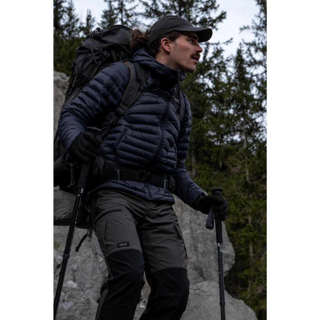 Doudoune à capuche de randonnée -5°C homme, MT100