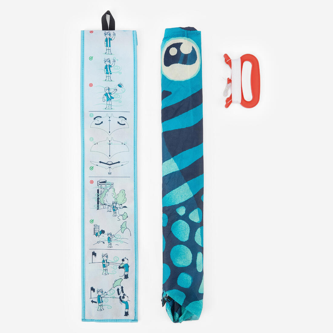 Cerf-volant statique enfant, MFK150 Raie bleu