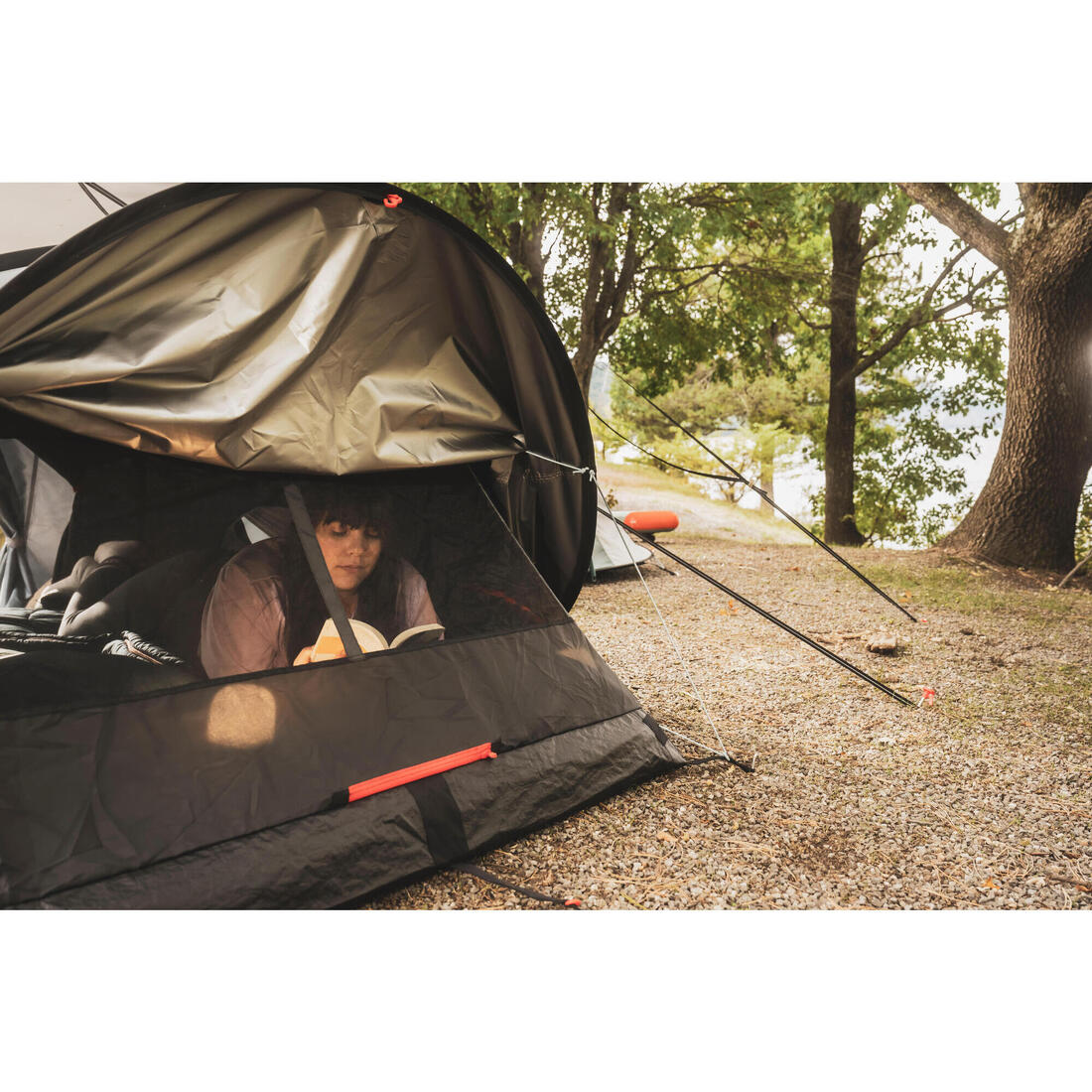 Tente de camping instantanée 2 places, 2 Seconds XL Fresh & Black
